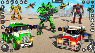 ربات اتوبوس: بازی ماشین ربات screenshot 3