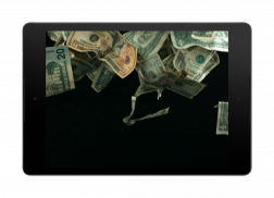 Falling Money 3D Wallpaper screenshot 3