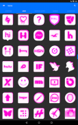 Inverted White and Pink Icon Pack Free screenshot 0