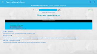Password Strength checker screenshot 3