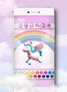 Unicorn 3D Coloring Book screenshot 4