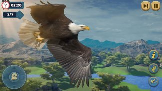Flying Bird Eagle Simulator 3D screenshot 1