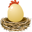 NEST: warming eggs and feeding Chicks Icon