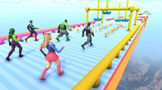 Super Hero Chase- Epic Transform Race 3d screenshot 2