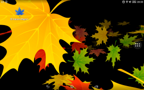 3D Herbst Ahorn-Blätter screenshot 2