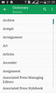 Journalism Dictionary Offline screenshot 0