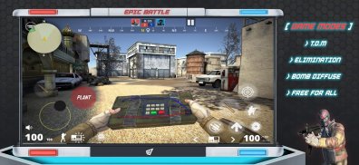 Epic Battle CS:FPS Mobile Game screenshot 1