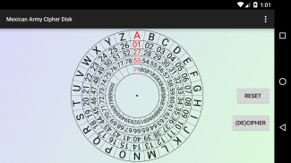 Mexican Army Cipher Disk screenshot 0