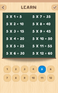 Multiplication table screenshot 20