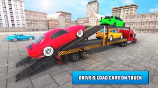 Multi Level Transporter Truck: Car Parking Games screenshot 3