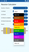 Resistor Calculator - Color Re screenshot 1