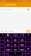 Neon Purple Keyboard 💜 screenshot 4