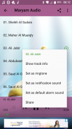 Surah Maryam Offline Mp3 screenshot 3