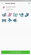 Butterflies Stickers - WAStickerApps screenshot 1