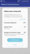 Battery Saving Shortcut screenshot 2