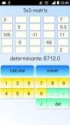 Determinante de la matriz screenshot 2