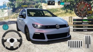 Real Golf Volkswagen Drift Simulator screenshot 0