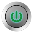 Flashlight "Power Button" Free