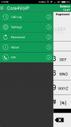 Core4VoIP Mobile Dialer screenshot 2