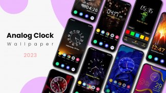 Clock Live Wallpaper: Analog screenshot 4