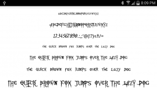 Halloween Fonts for FlipFont screenshot 6
