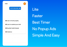 Brushing Timer  Tooth Brush Timer Lite ,Best Timer screenshot 3