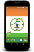 Republic day clock LWP screenshot 3