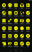 Yellow and Black Icon Pack v4.7 ✨Free✨ screenshot 2