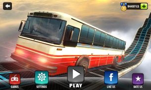 Impossible Sky Bus Driving Simulator Tracks 2018 screenshot 2