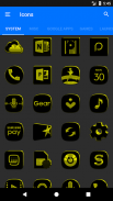 Black and Yellow Icon Pack ✨Free✨ screenshot 9