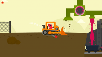 공룡 굴삭기 2 - 차량 및 레이싱 어린이 게임 screenshot 3