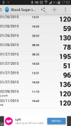 Blood Sugar Log screenshot 0