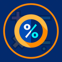 Percentage Calculator Plus Icon