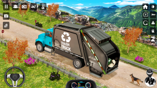 Garbage Truck Simulator Offroad Trash Driver Games screenshot 5