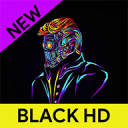 Блэкн - черные обои HD 4K Icon
