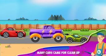 Kids Sports Car Wash Salon Auto Workshop Station screenshot 0