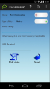 HRA Calculator screenshot 1