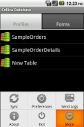 Cellica Database for Android screenshot 1