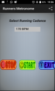 Runners Metronome - Improve your running fitness screenshot 0