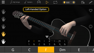 Guitar 3D — podstawowe akordy screenshot 3