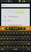 Yellow Keyboard Theme screenshot 5