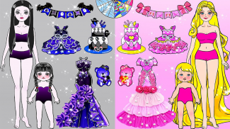 Paper Dolls Diary DIY Dress Up screenshot 1