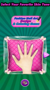 Fashion Nail Art Design & Coloring Game screenshot 0