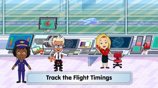 ティジ空港:キッズの私の飛行機ゲーム screenshot 0