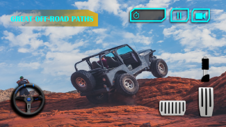 4x4 Mountain Climb Jeep Game : Offroad Prado Drive screenshot 2