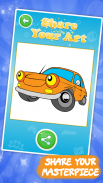 السيارات اللوحة لعبة للأطفال screenshot 3