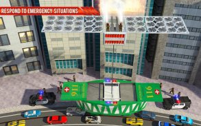 Api Penyelamatan Gyroscopic Bis: Kota Ambulans screenshot 7