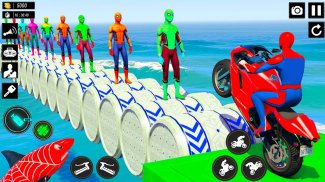 Superhero Bike Stunts 3D Race screenshot 13