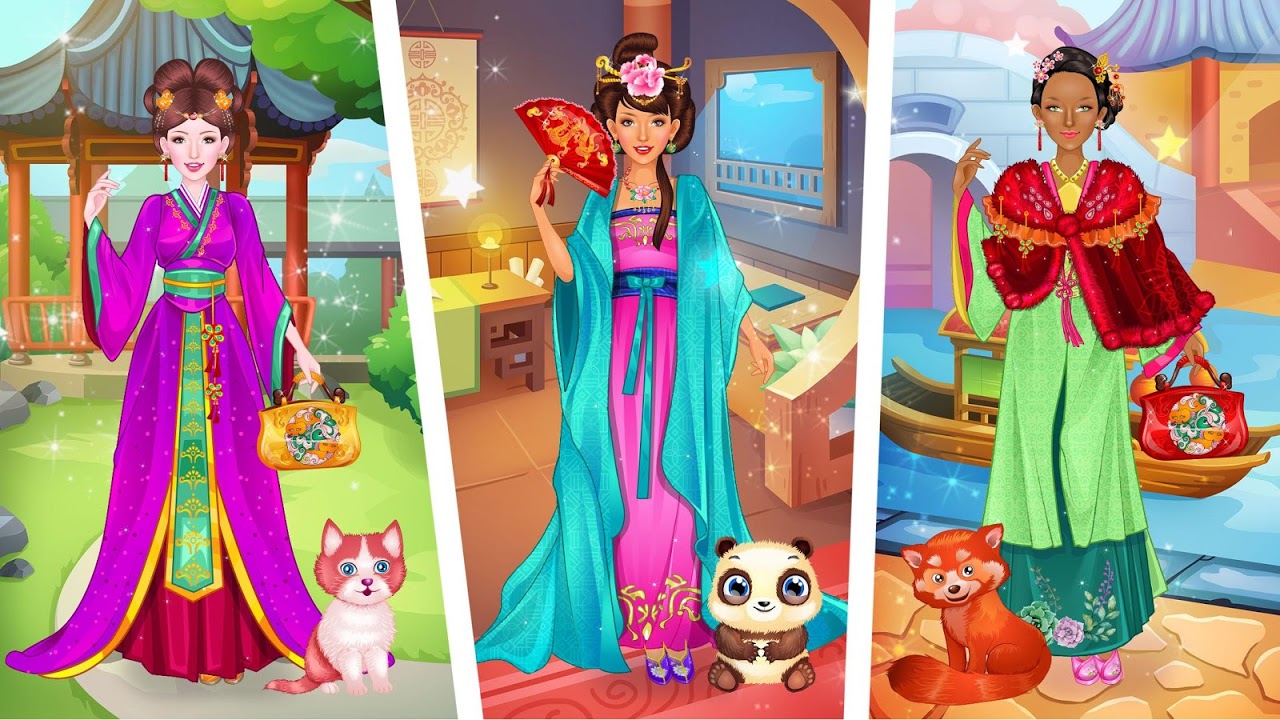 Chinese Doll Princess Makeover APK para Android - Download