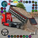 Indian Truck Cargo Driving 3D Icon